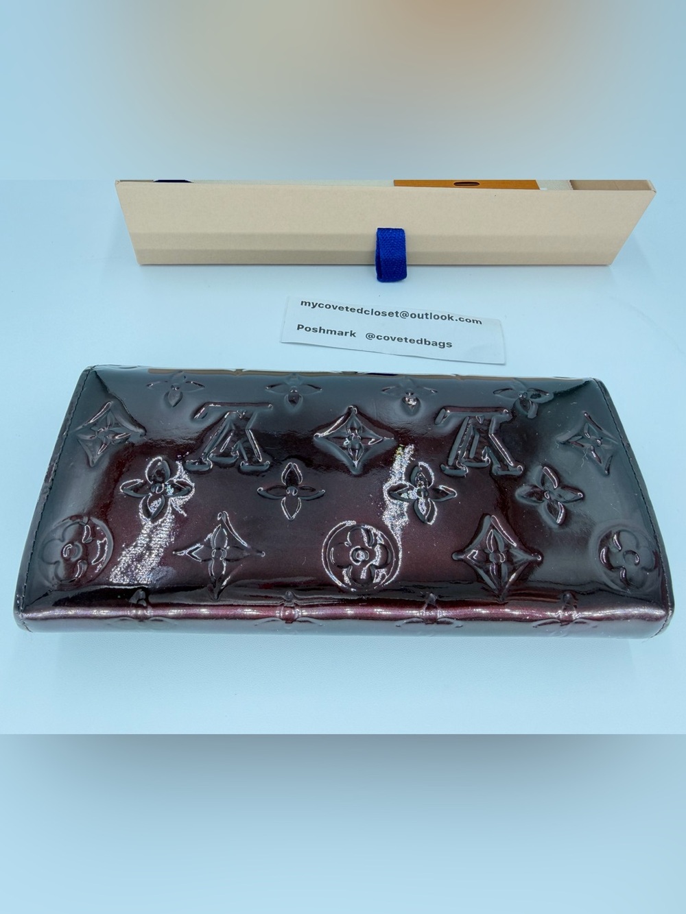 Louis Vuitton Sarah Vernis Monogram Long Wallet - Picture 5 of 16